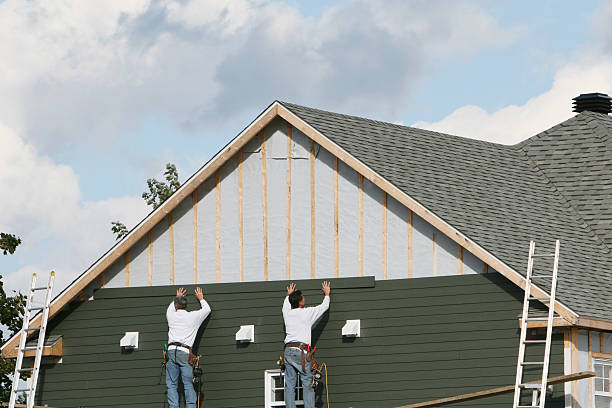 Professional Siding Installation technician working in Jackson Springs, NC